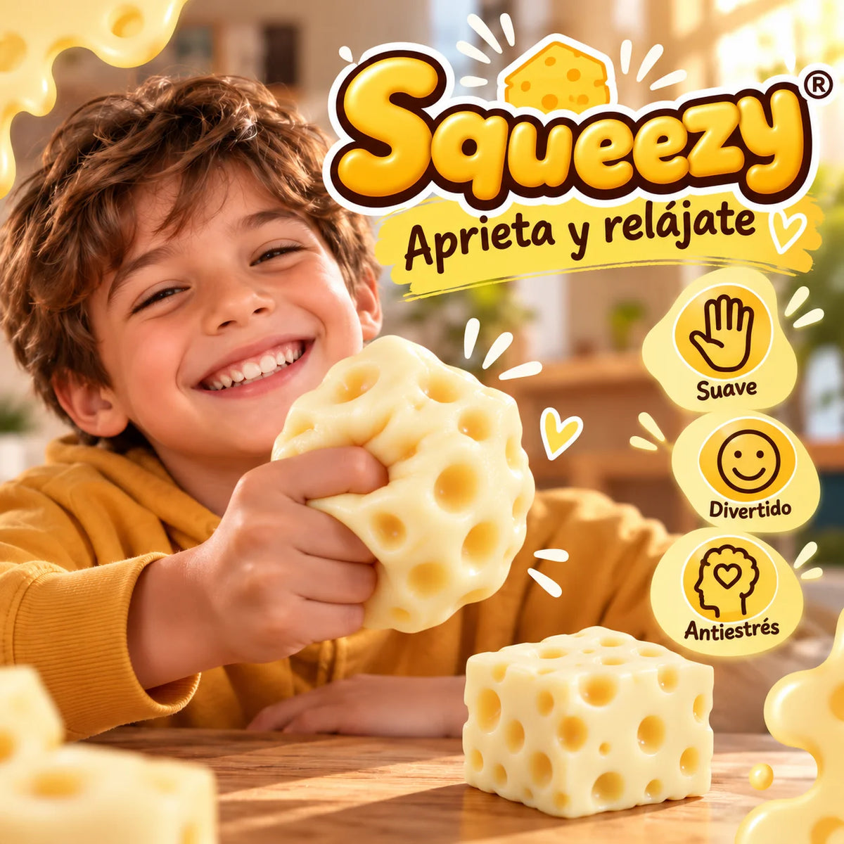 Squeezy® — Aprieta, relájate y desconecta en cualquier momento del día